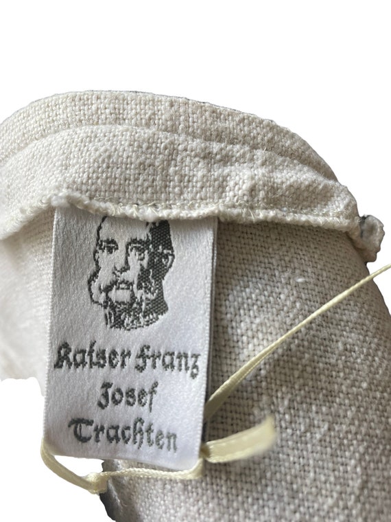Kaiser Franz Joseph Trachten VTG Linen beige trac… - image 4