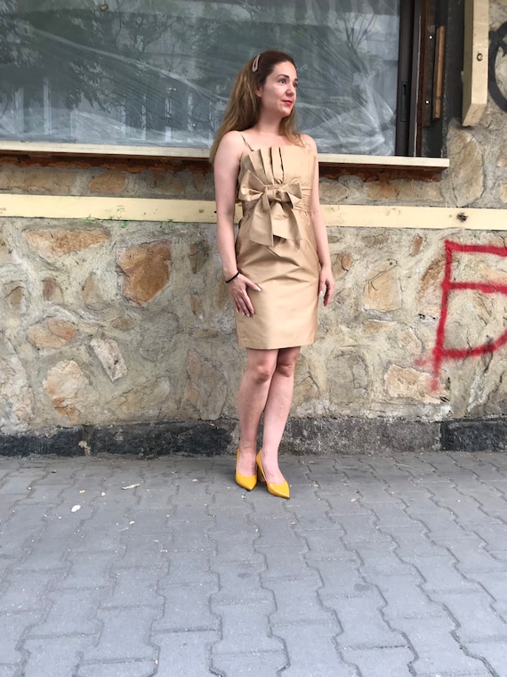 Designer silk dress / Silk coctail dress / Prom dr