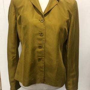 Vintage Ann Taylor silk jacket image 1