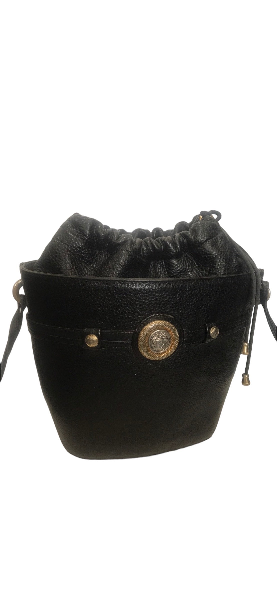 Gianni Versace Bag Vintage Bucket Leather Bag 90s RARE Gianni Versace Bag Vintage Bucket Leather Bag 90s RARE