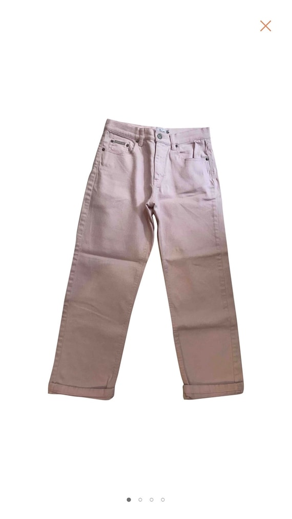 calvin klein pink jeans