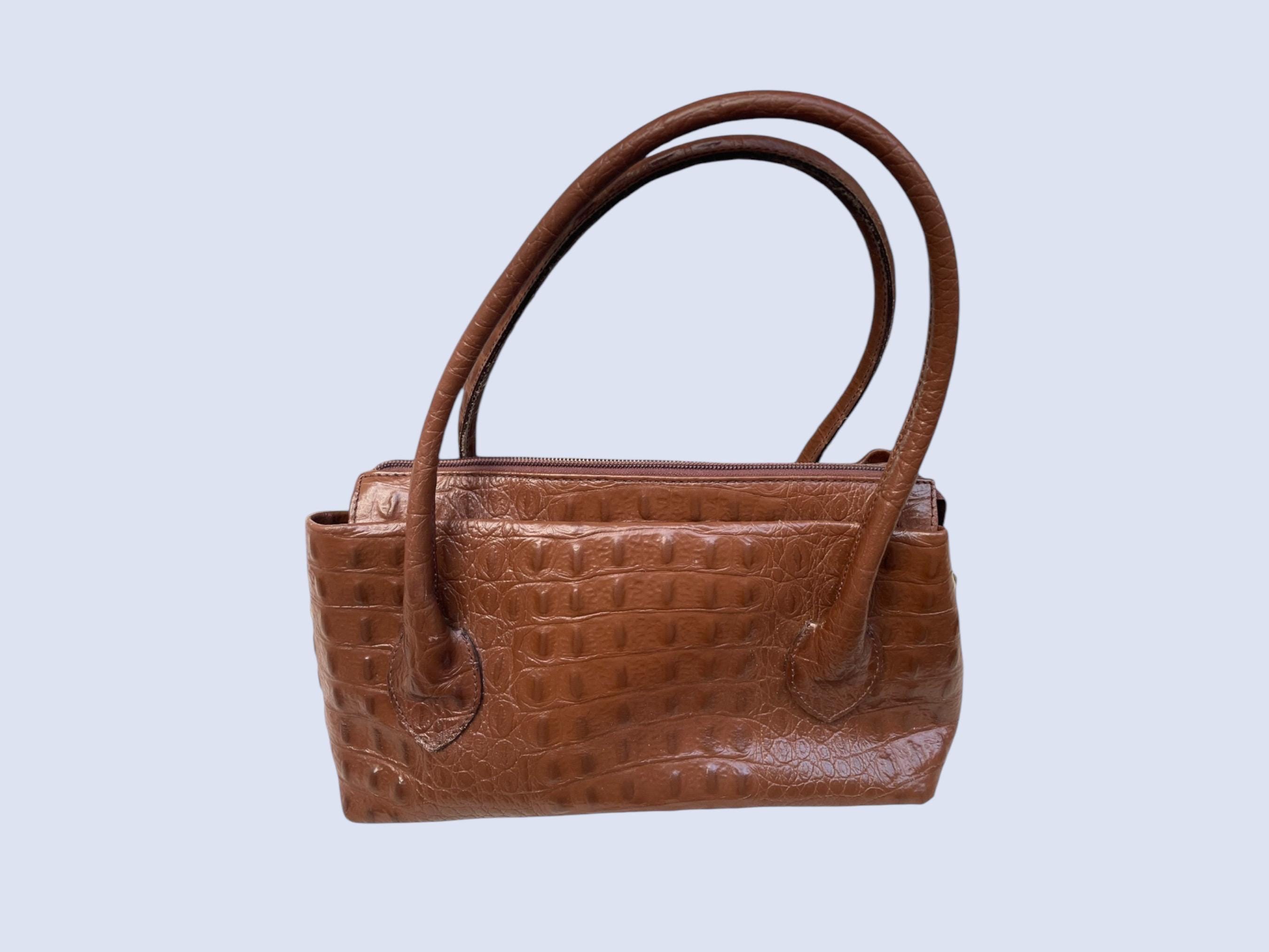 Tosca Blu Dark Brown Leather Mini Backpack Bag, Zipper Closure Leather Cecilia Bag, shop online ? www.toscablu.com  main image 2