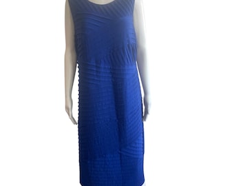 Calvin Klein 00s Royal Blue Maxi Dress L Size Sleevless Blue Dress Gift for  Her Evening Dress Christmas Gift Birthday Gift Curvy Dress - Etsy