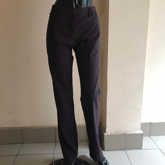 Laurel vintage trousers , brown burgundy , medium… - image 2