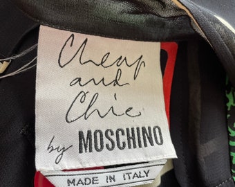 Rare 90s Moschino Cheap and Chic Poker Casino Chips Buttons