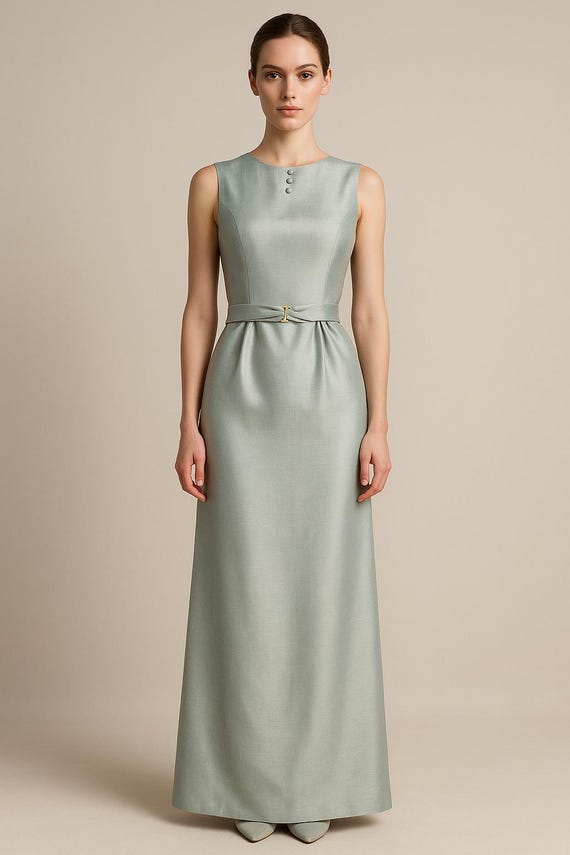 white christmas dresses Midnight Atelier Midi Dress M main image 0