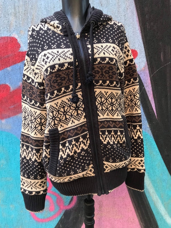Two face Norwegian jacket , cardigan , hoodie , no