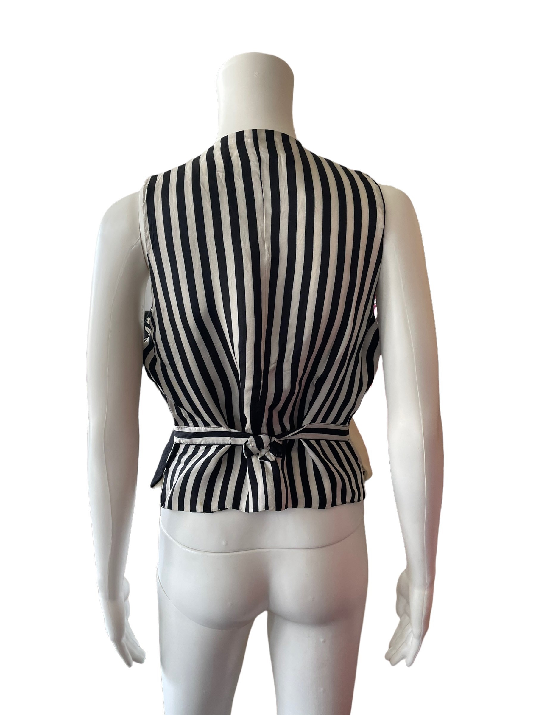 ベスト・ジレ Moschino Two-Tone Wool And Satin Oversize Vest $_12.JPG?set_id=880000500F