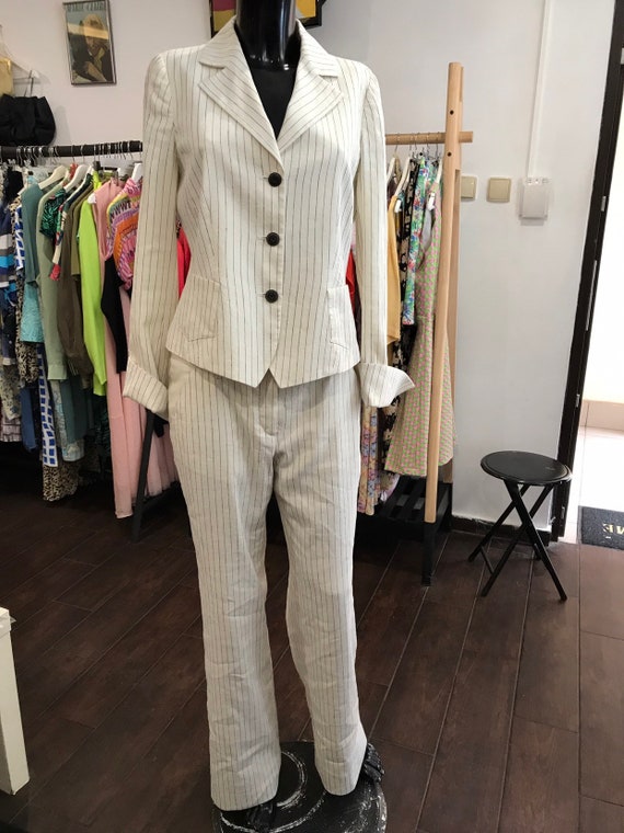 Armani Collezioni linen suit