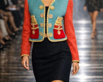 Iconic 90s Moschino Cheap and Chic the Cake Blazer XS / S Wool