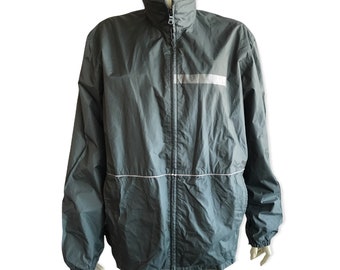 Armani Exchange Mens 2000 Waterproof Jacket , Grey Zipped Jacket  