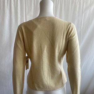 100 % Cashmere Beige Cream Color Jones New Yourk Jumper Sweater, Pure Cashmere Knitwear Size M, New with tags, Gift for Her, Birthday Gift image 2