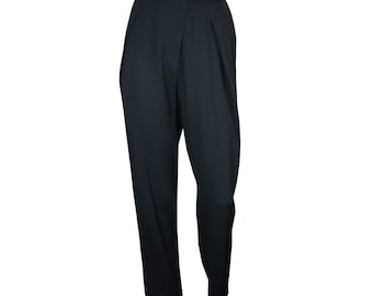 1980s/90s Vintage Giorgio Armani Tailored Wool Trousers – Italian
