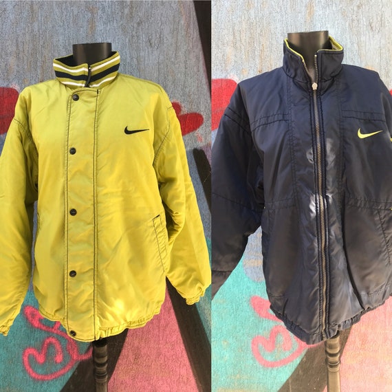Nike Jacket Vintage Two Face Jacket , 90s Streetwear Active Nike Jacket Vintage Two Face Jacket , 90s Streetwear Active