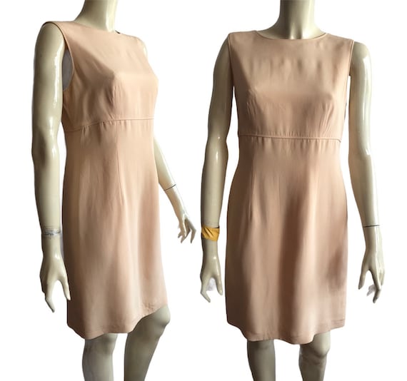 Gorgeous Gerard Darel 100 Silk Dress pure Silk Vintage Dress Nude Elegant Silk Dress Gift for Her Birthday Gift classy Dress Etsy Canada