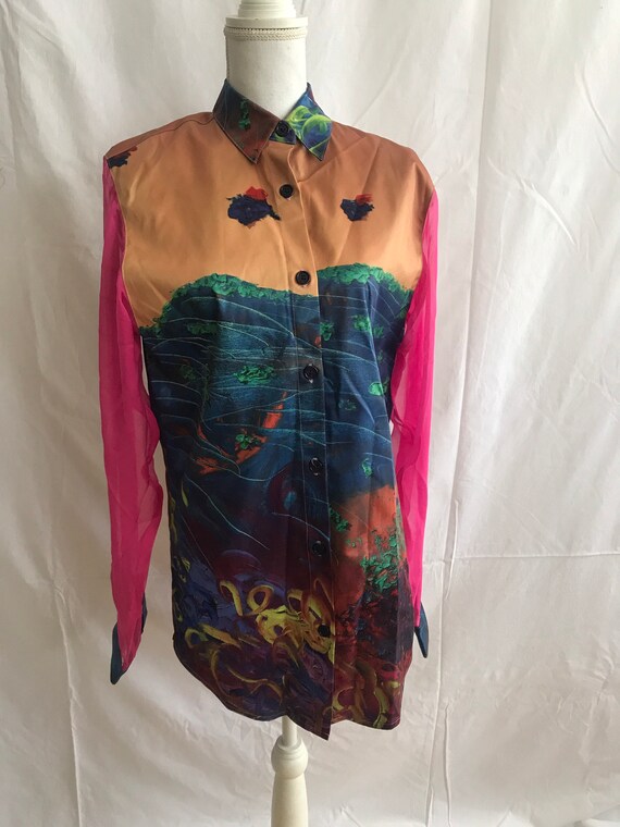 70s mega crazy JOEY MIA  / epic shirt / unisex sh… - image 2