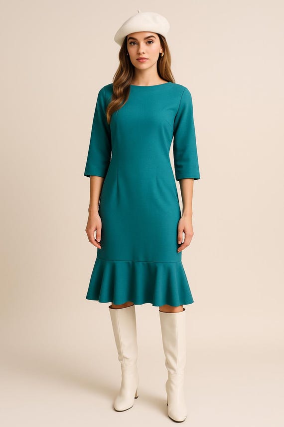 navy blue dress for baby girl Turquoise Winter Wedding Guest Dresses