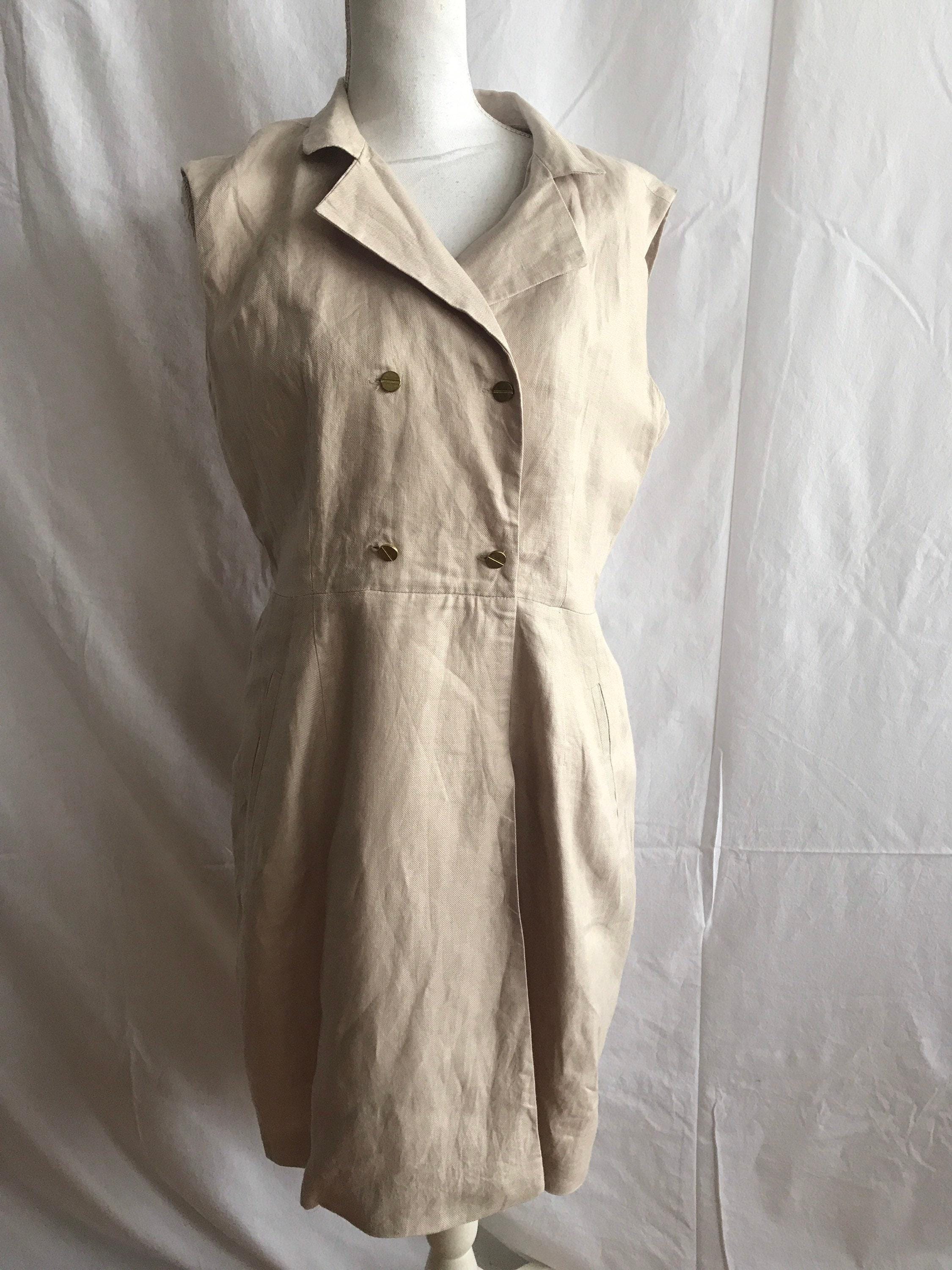 clement linen dress Reformation Clement Linen Side-Slit Midi Dress