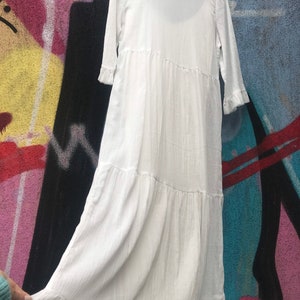 Maxikleid Baumwolle Handmade boho Boho Baumwollkleid Langes Kleid, Maxikleid , Boho , Hippie , Sommer
