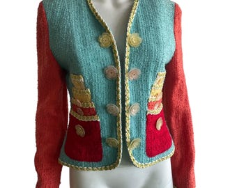 Iconic 90s Moschino Cheap and Chic the Cake Blazer XS / S Wool
