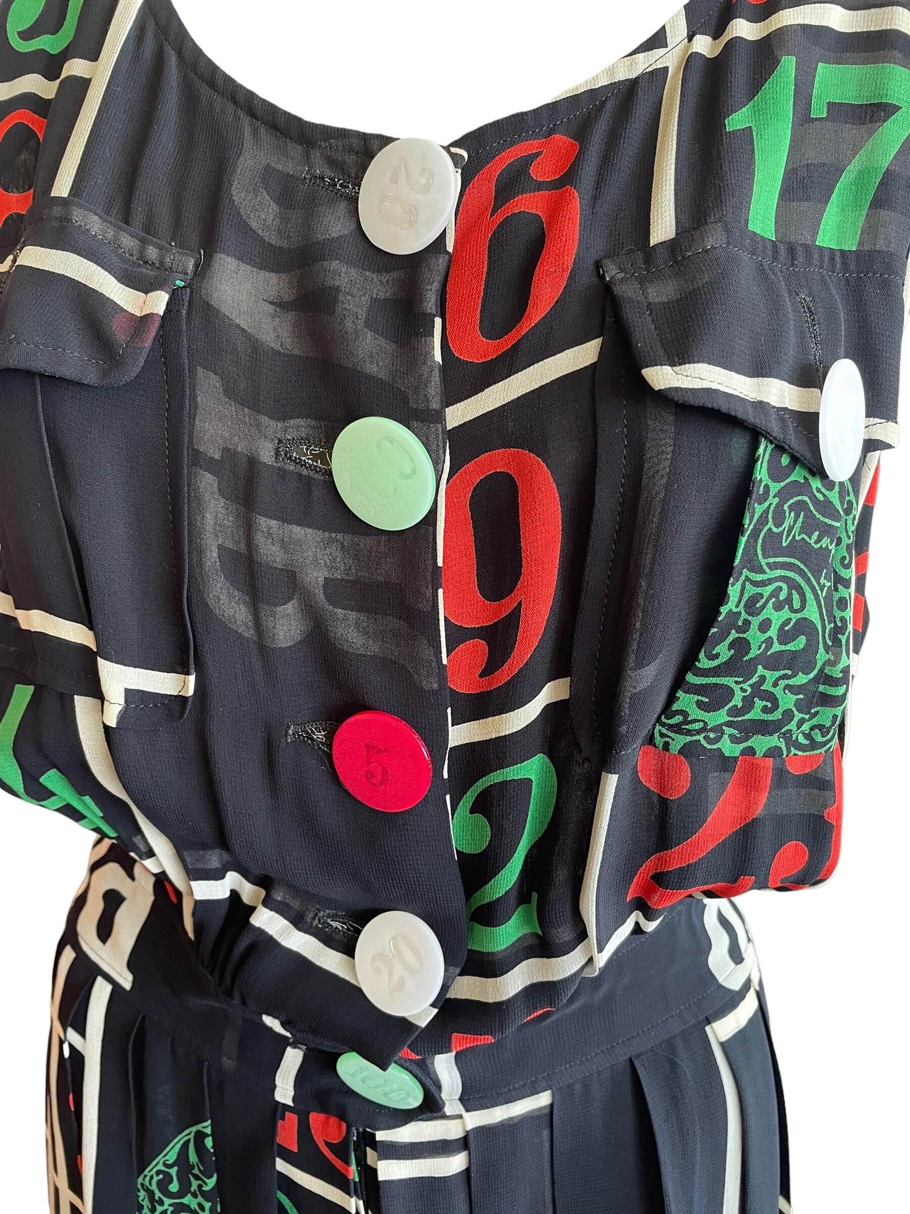 Rare 90s Moschino Cheap and Chic Poker Casino Chips Buttons
