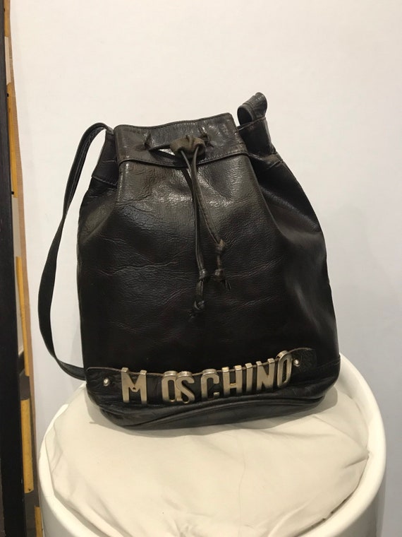 Moschino vintage leather bag