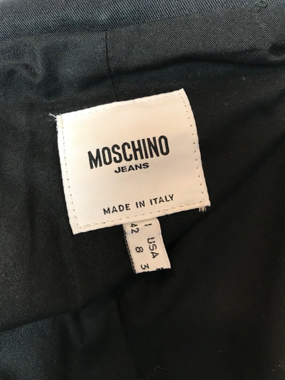 1990 RARE Moschino, Cheap & Chic cotton blazer / … - image 4