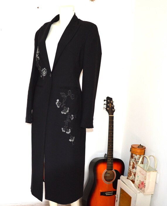 KAREN MILLEN vintage embroidered coat /