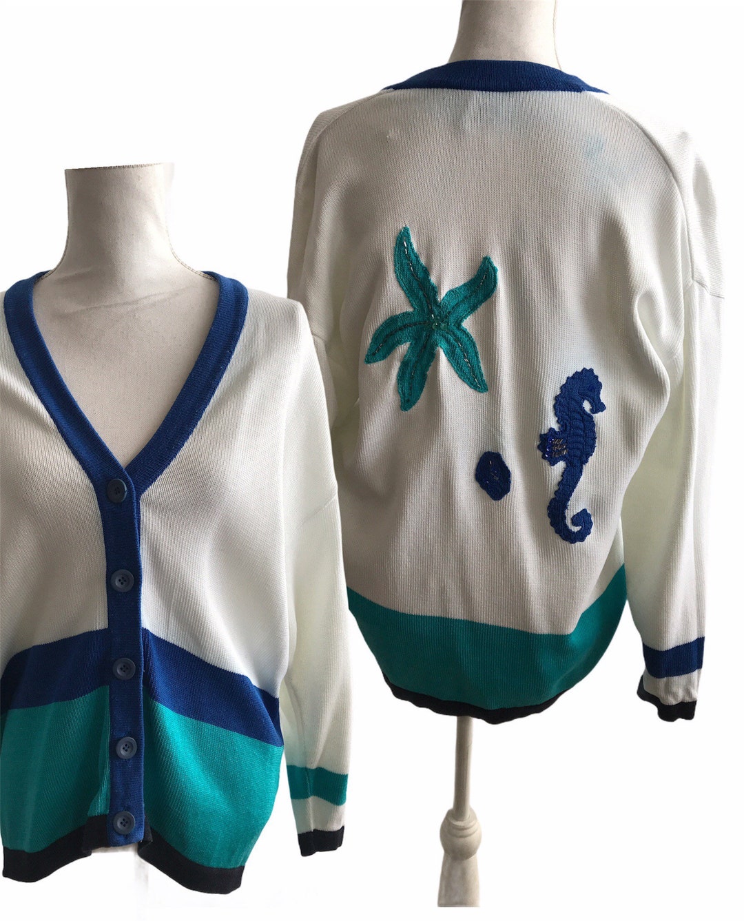 トップス 70s cottonknit star cardigan vintage トップス 70s