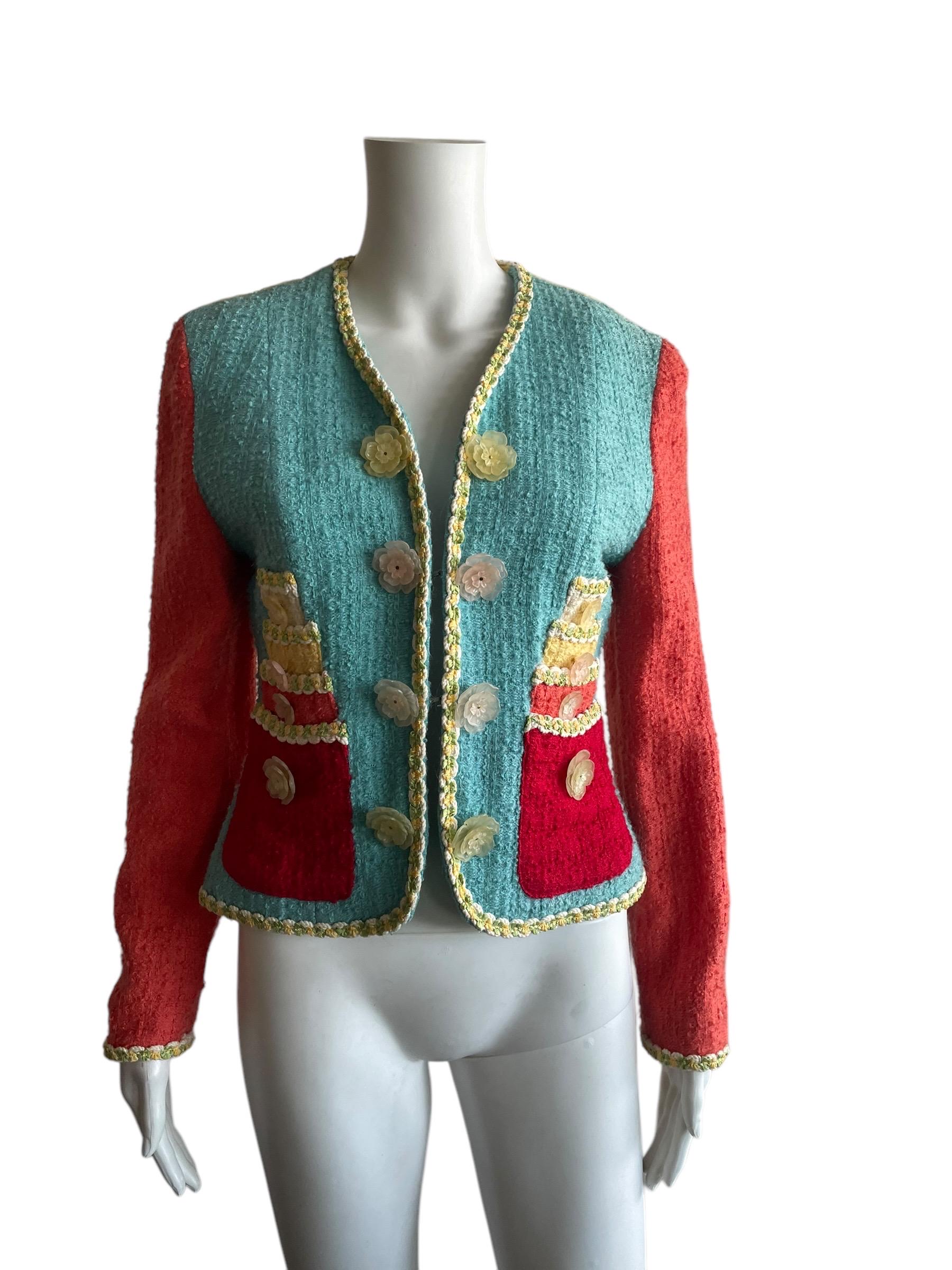 Iconic 90s Moschino Cheap and Chic the Cake Blazer XS / S Wool