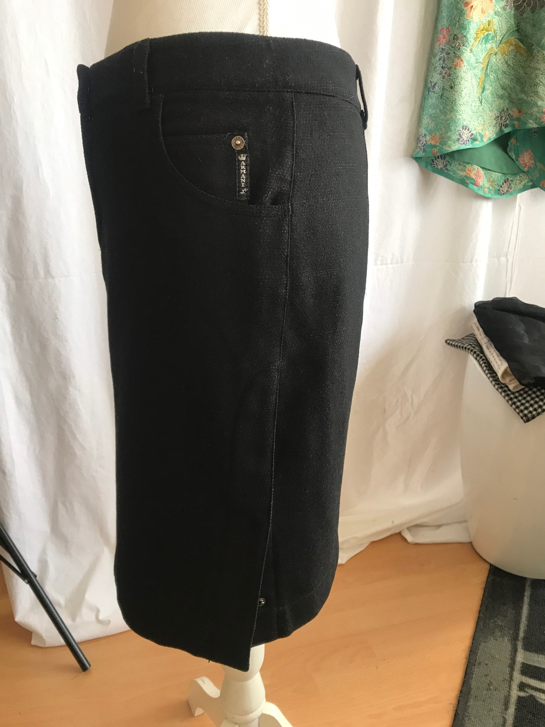 ARMANI JEANS vintage スリットスカート 古着 イタリア製 - メルカリ