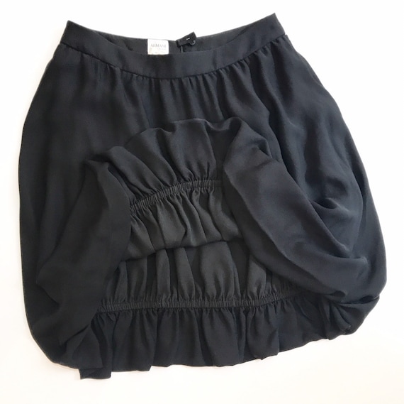 Armani skirt / Black coctail skirt / Armani mini … - image 1