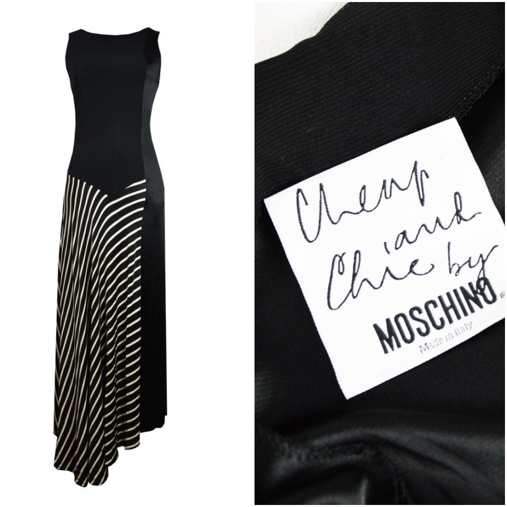 moschino dress black