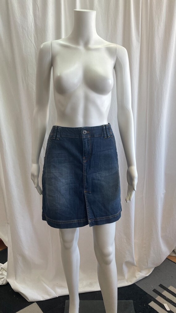 Armani online denim skirt