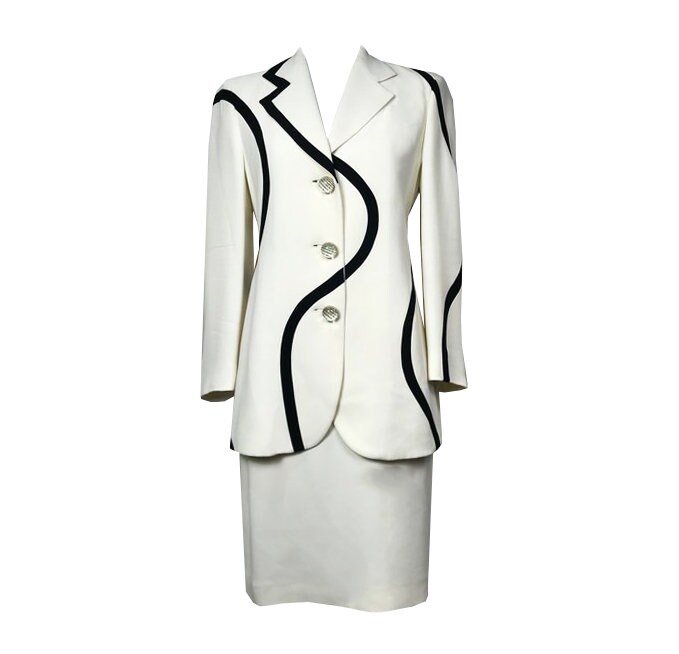 ジャケット MOSCHINO Double-breasted blazer White ジャケット MOSCHINO Double-breasted blazer White Moschino
