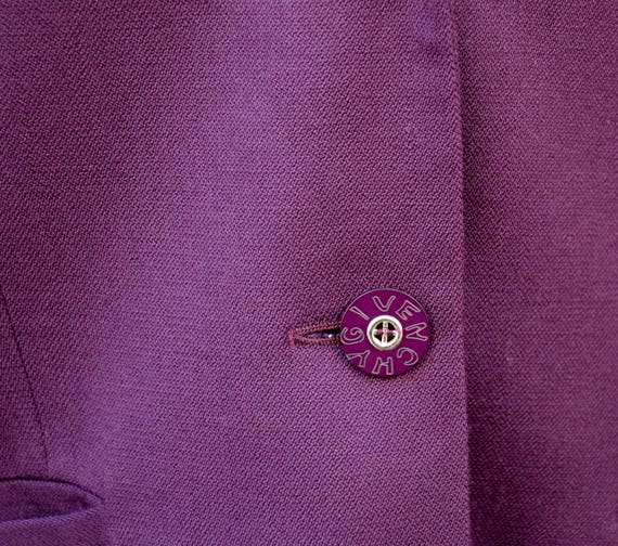 Vintage . 1980 GIVENCHY wool blazer , designer bl… - image 4