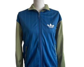Adidas Originals 70s Vintage Women Track Top Jacket Red Black S