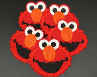 1 stuks Elmo Sesamstraat-patch