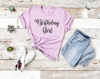 Birthday Girl, Birthday Shirt, Birthday Party Girl Shirt, Birthday Girl Shirts