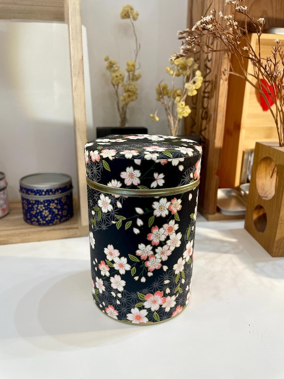 Japanese metallic Tea box