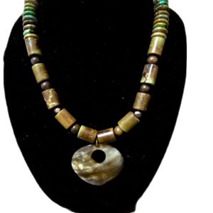 Natural Brown Turquoise Necklace