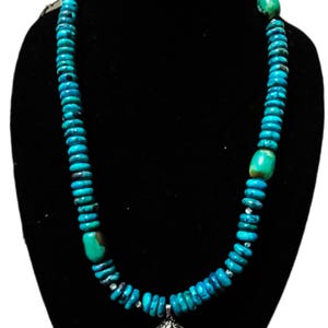 Natural Blue Turquoise Necklace