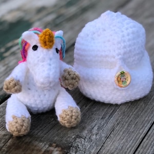Hatching Unicorn Egg Crochet