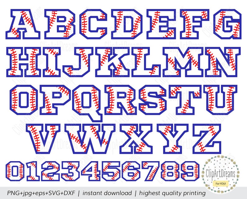 Free Free Baseball Font Svg Free 670 SVG PNG EPS DXF File