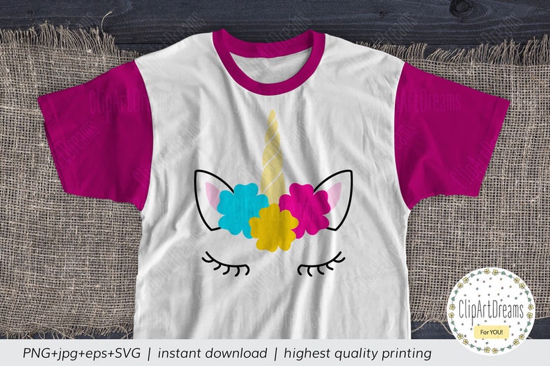 Free Free 245 Unicorn With Flower Crown Svg SVG PNG EPS DXF File