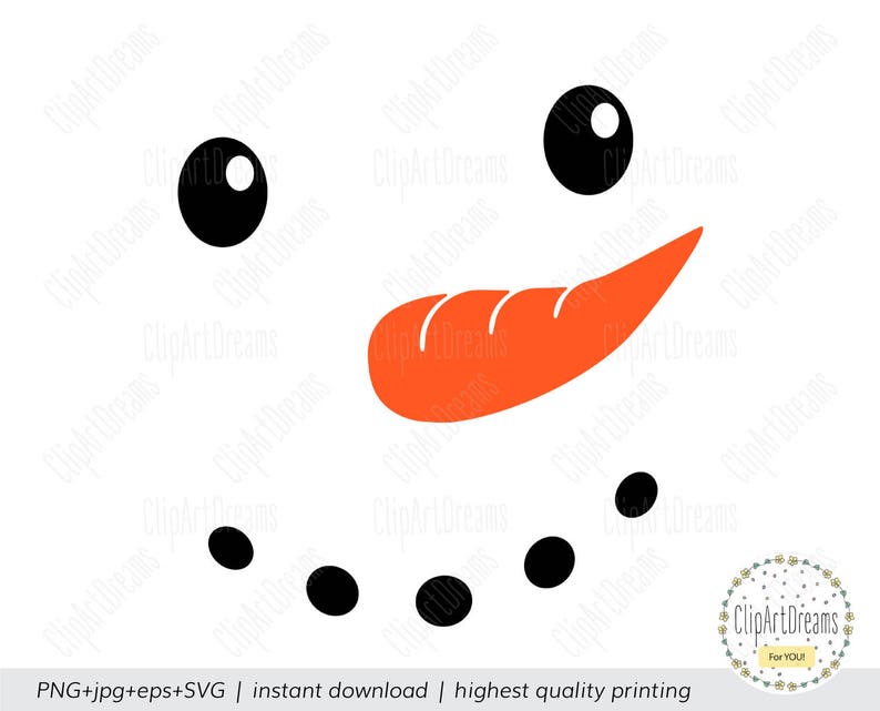 Free Free 207 Cricut Snowman Face Svg Free SVG PNG EPS DXF File