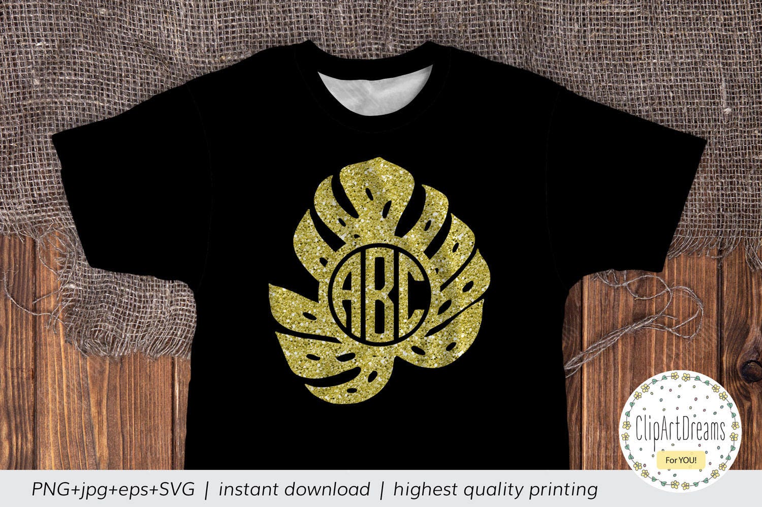 Download Tropical Leaf Monogram SVG Tropical Monogram Svg Monstera ...