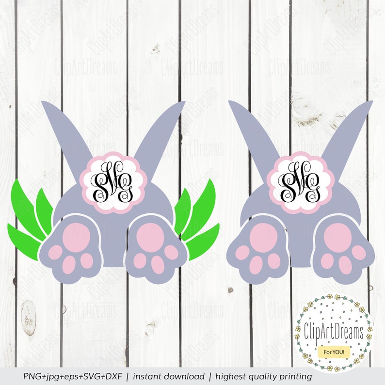 Download Bunny Bum SVG Easter Rabbit tail SVG Bunny butt Vector ...