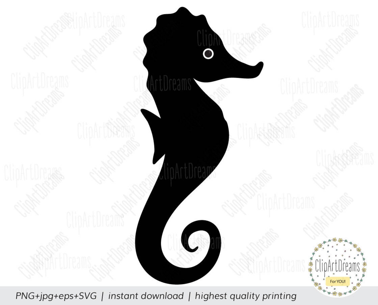 Seahorse Svg Silhouettes of Seahorse Svg Seahorse cutting | Etsy