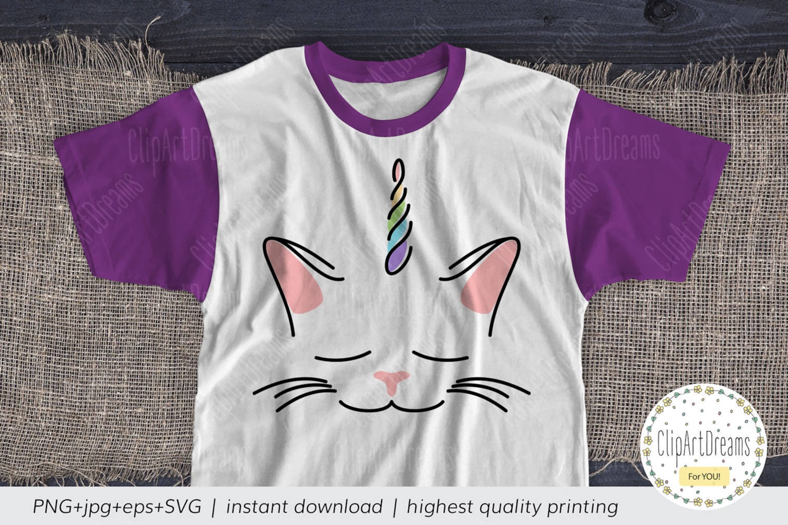 Caticorn SVG Kitticorn Svg Cat lover gift svg cut file | Etsy